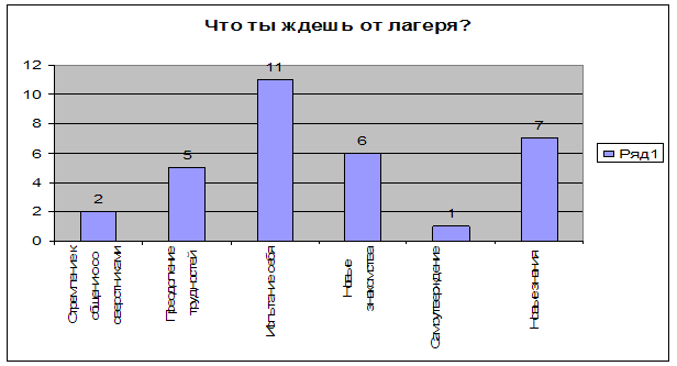 Исследование форм организации физкультурно-массовой работы в детском оздоровительном лагере (на примере туризма)